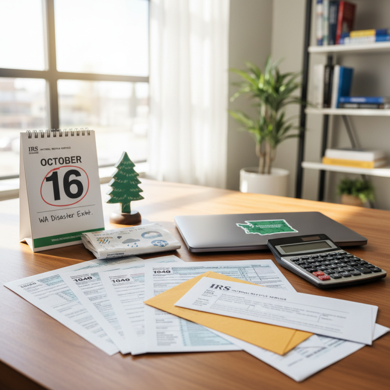 IRS Tax Deadline Extended to May 1 for WA Flood Victims