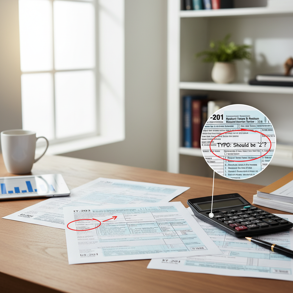 NYS Tax Typo Alert: Impact on Your 2023 New York Tax Returns